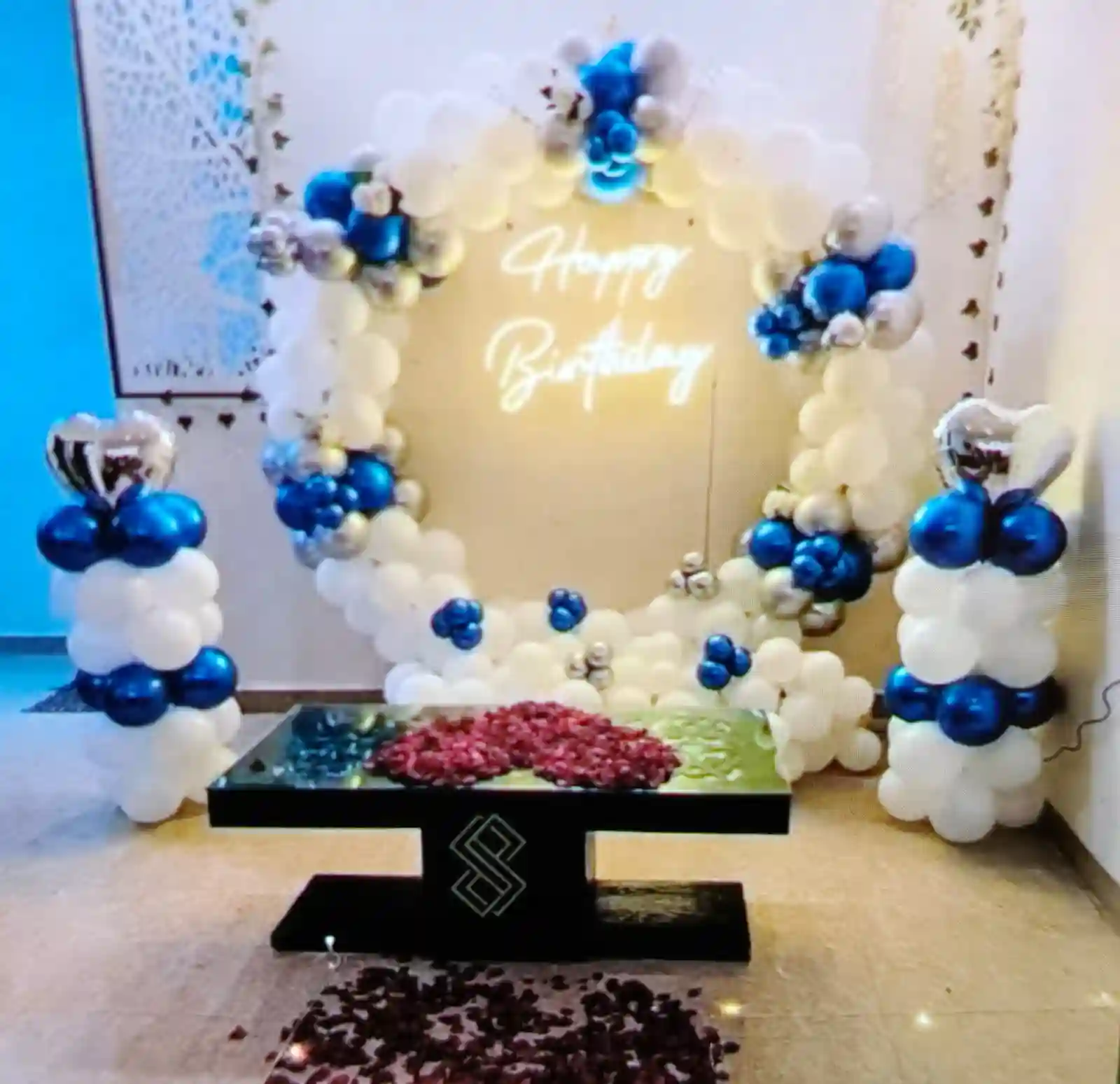 Romantic Surprise Ring Birthday Decoration